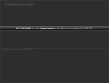 Tablet Screenshot of byownersale.com